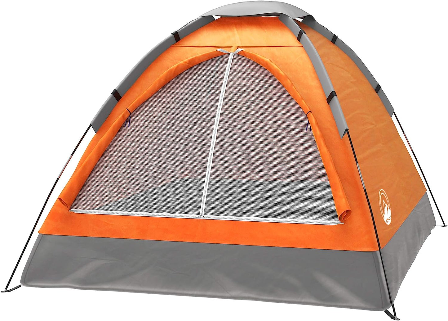 C P CHANTPOWER 2-Person Dome Tent – Easy Set Up Shelter with Rain Fly and Carry Bag for Camping, Beach, Backpacking, Hiking, and Festivals by Wakeman Outdoors