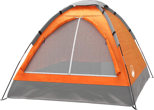 C P CHANTPOWER 2-Person Dome Tent – Easy Set Up Shelter with Rain Fly and Carry Bag for Camping, Beach, Backpacking, Hiking, and Festivals by Wakeman Outdoors