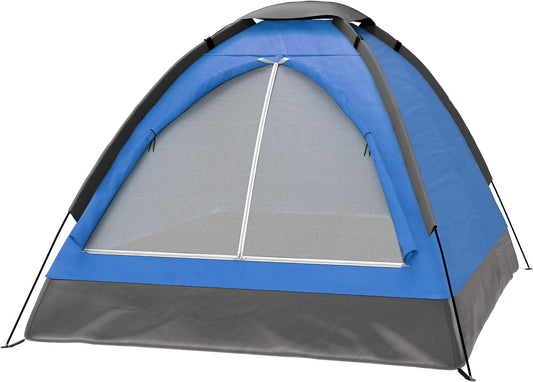 C P CHANTPOWER 2-Person Dome Tent – Easy Set Up Shelter with Rain Fly and Carry Bag for Camping, Beach, Backpacking, Hiking, and Festivals by Wakeman Outdoors